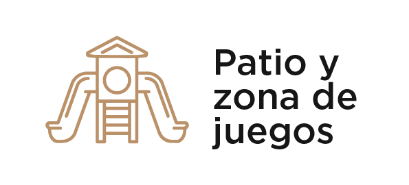 Patio y zona de juegos
